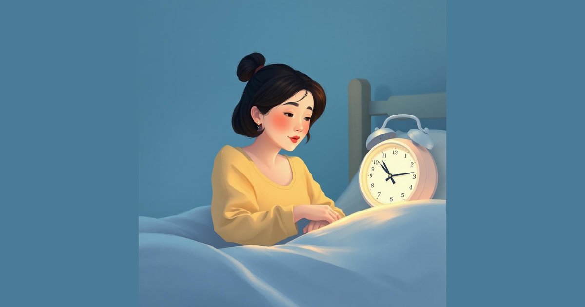 半夜醒來後,越想睡越睡不著怎麼辦?