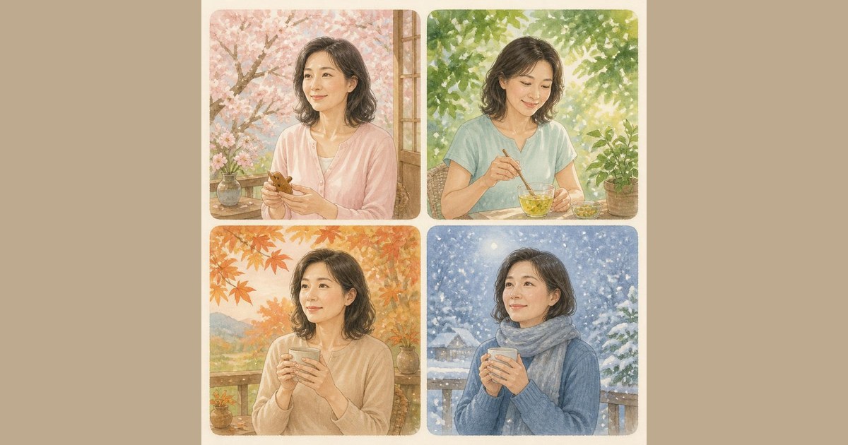 四季熟齡保養：春夏秋冬的生活節奏