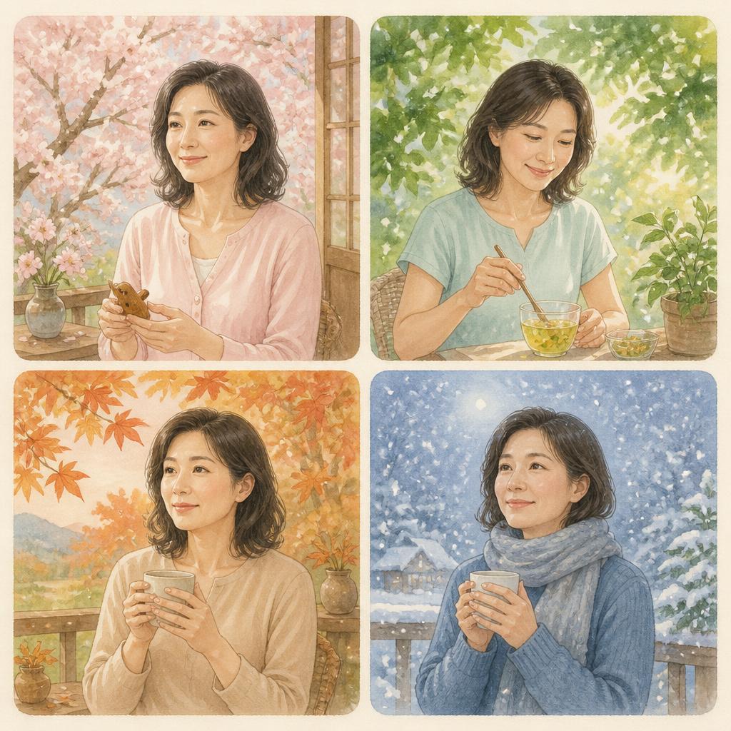 四季熟齡保養：春夏秋冬的生活節奏